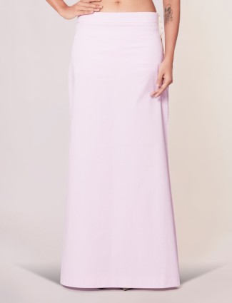 Mauve pink plain lycra cotton petticoat