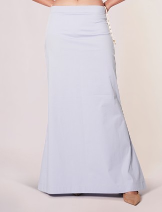 Sky blue lycra cotton plain petticoat